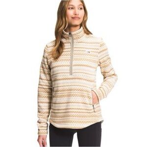 THE NORTH FACE Woman’s CRESCENT 1/4 ZIP PULLOVER FLEECE - Size Medium